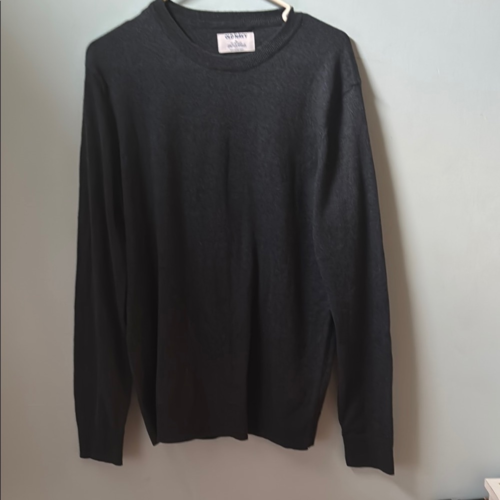 Old Navy Men's Charcoal Crewneck Sweater